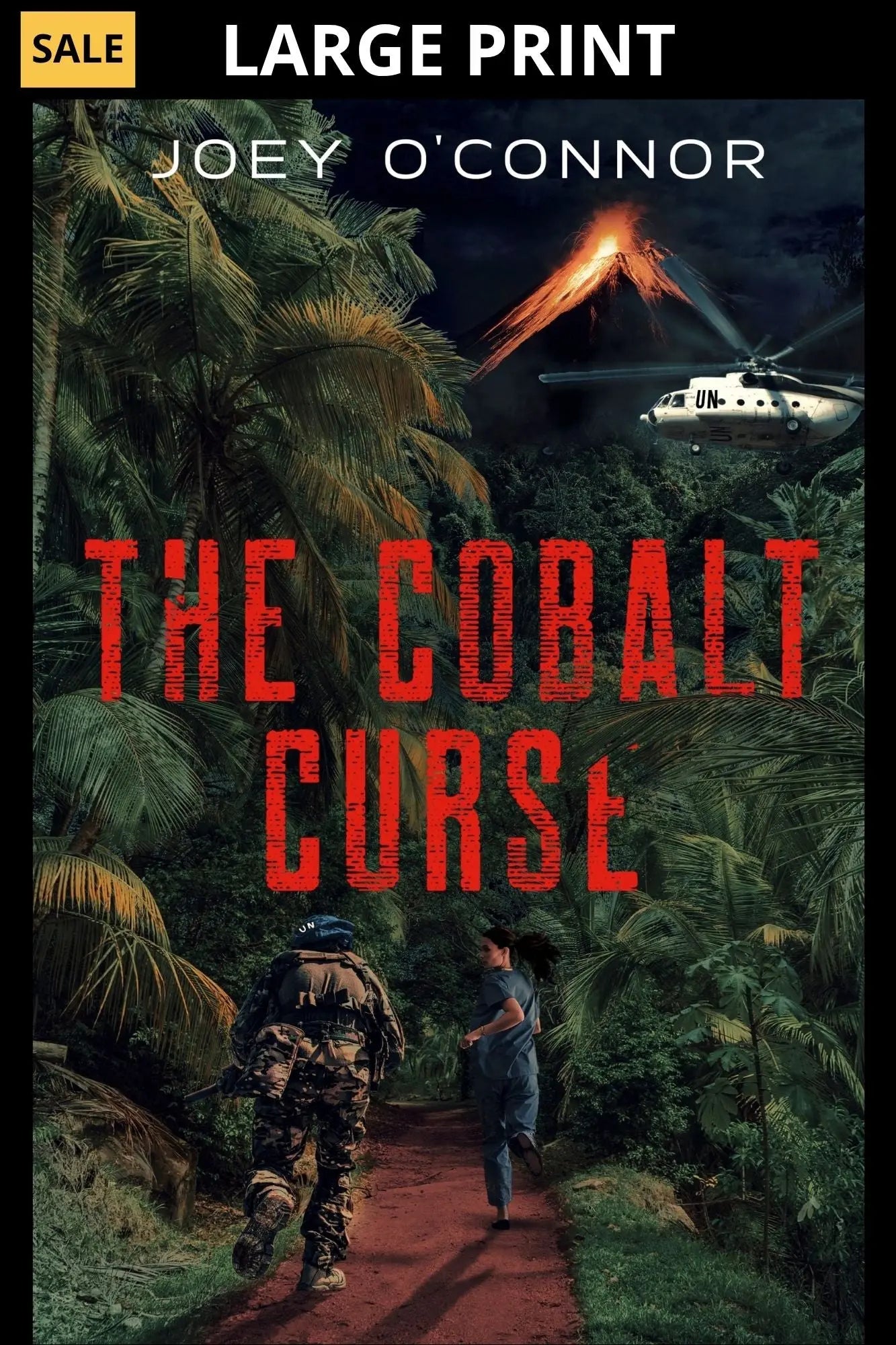 The Cobalt Curse - A Thriller by Joey O'Connor (Large Print) Joey O'Connor Online Store