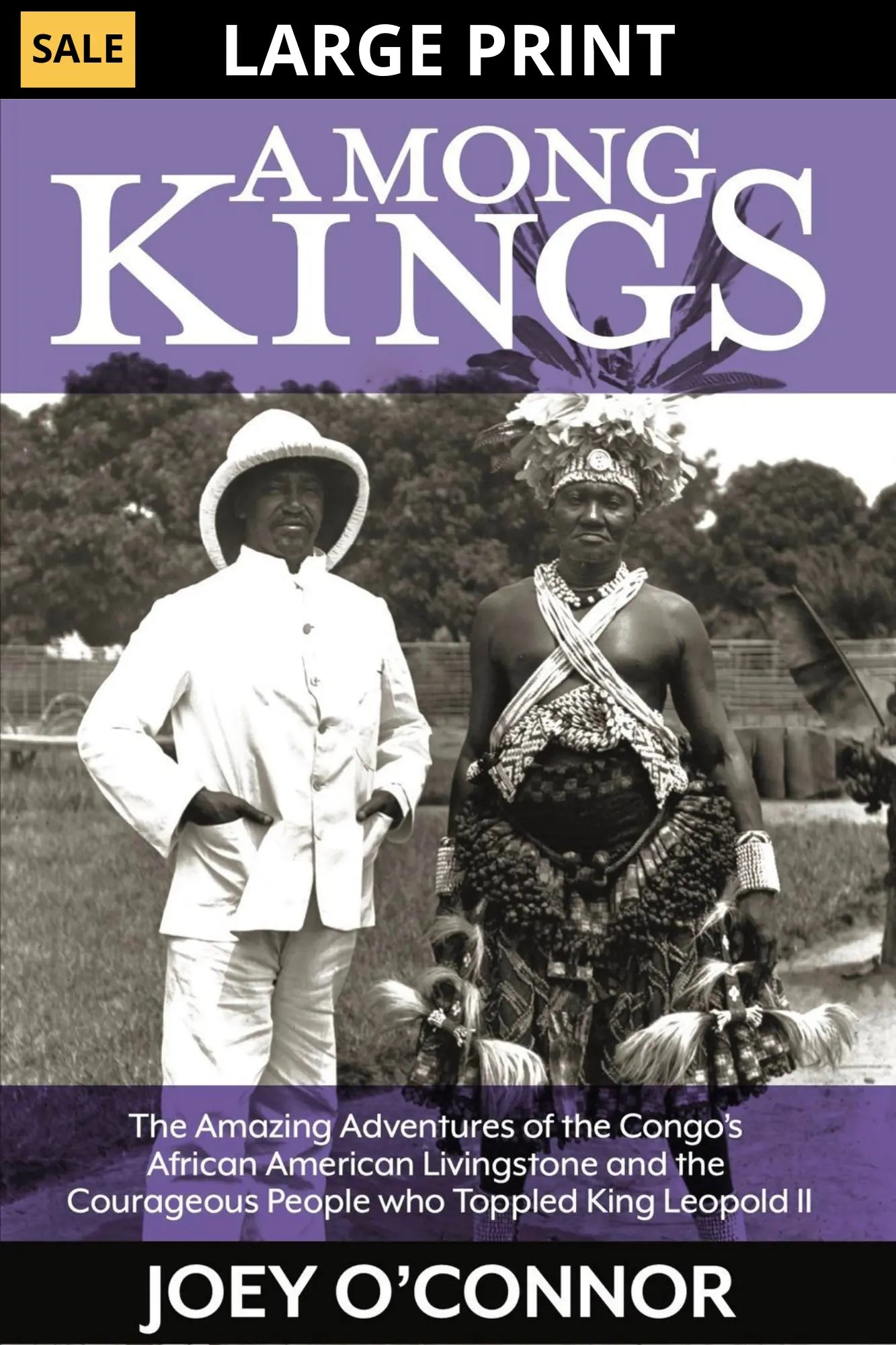 Among Kings: The Amazing Adventures of the Congo's African American Livingstone and the Courageous People who Toppled King Leopold II (Large Print) Joey O'Connor's Bookstore