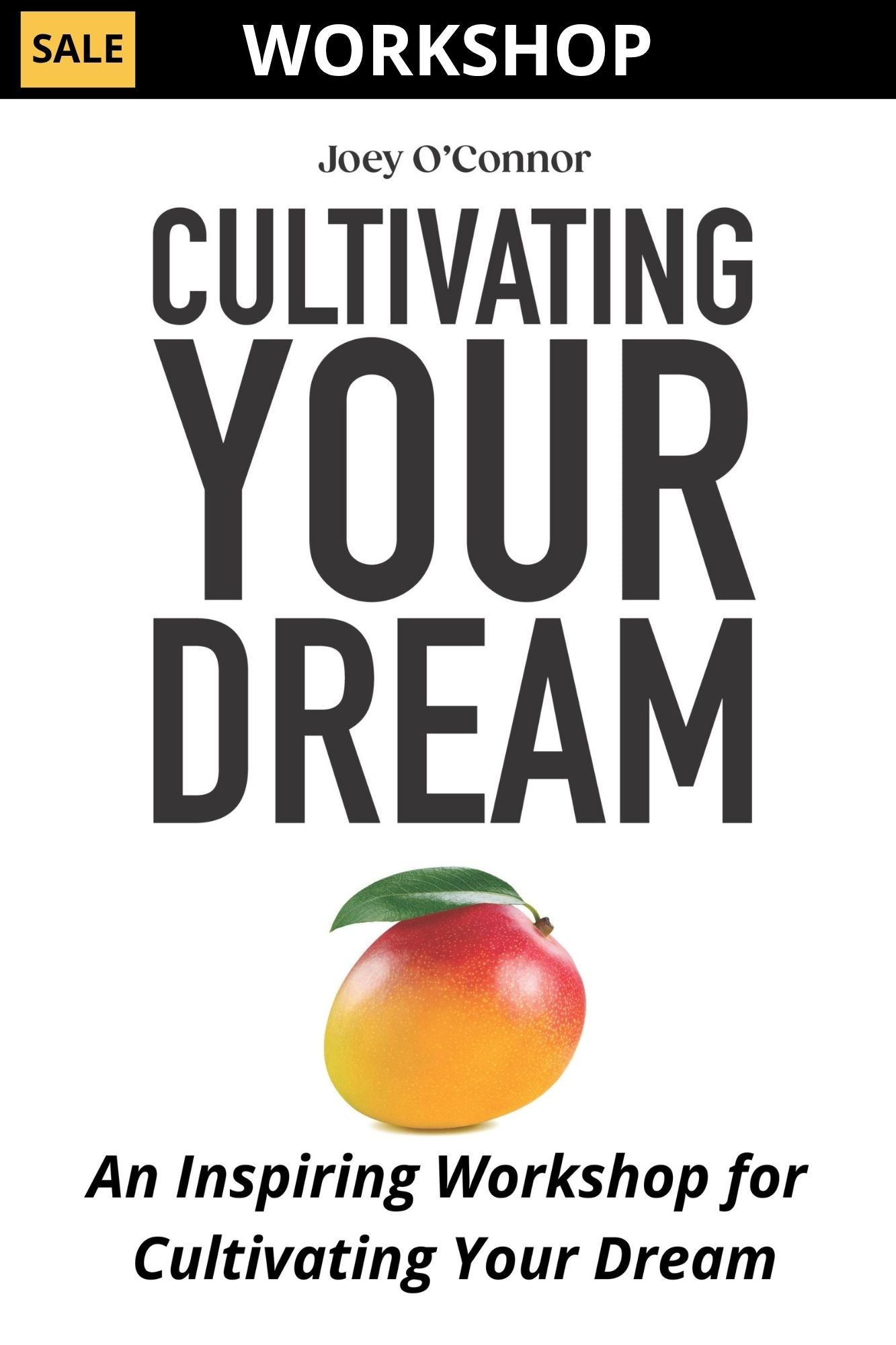 Cultivating Your Dream Workshop Joey O'Connor's Bookstore