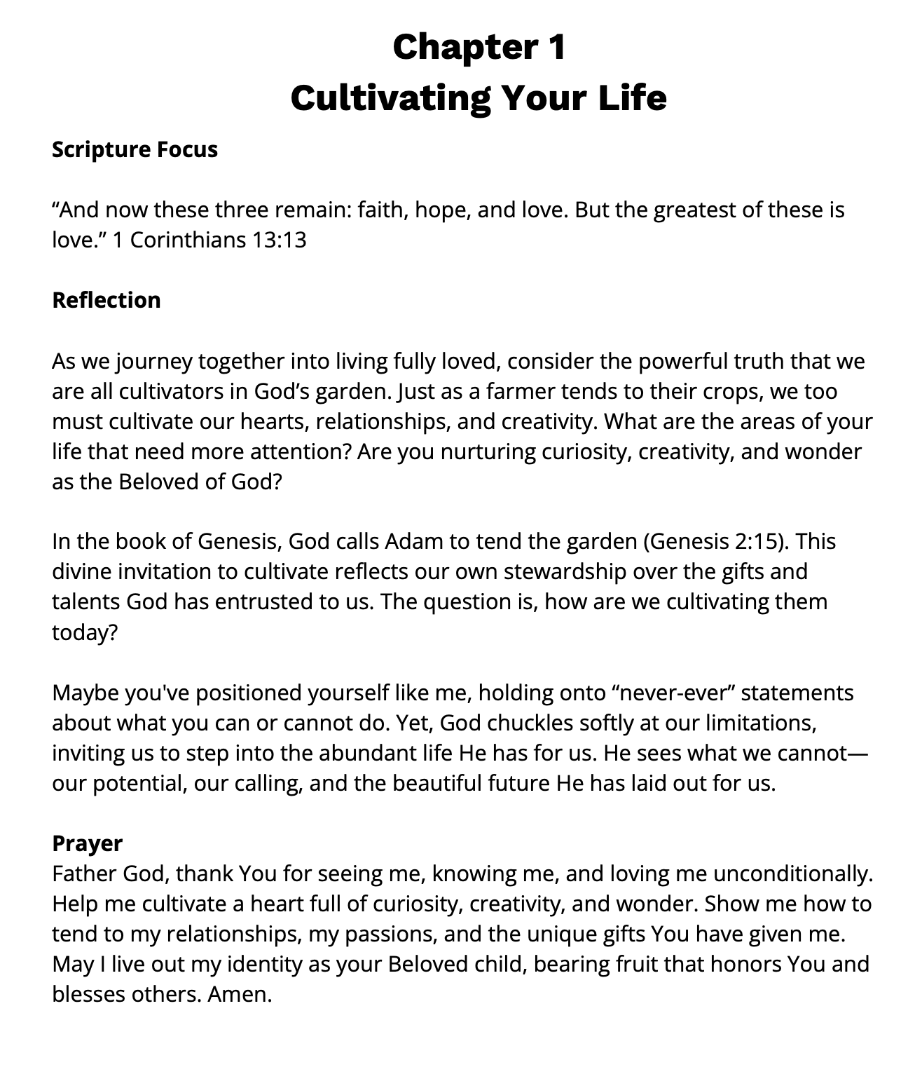 Living Fully Loved: Cultivating Curiosity, Creativity and Wonder as the Beloved of God | By Joey O'Connor | Devotional Journal