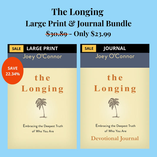 The Longing Large Print + Journal Bundle